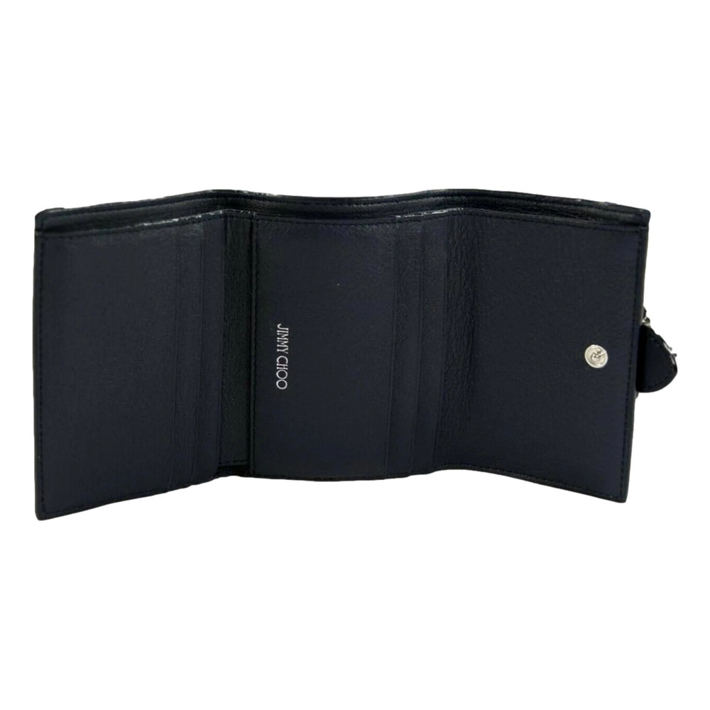 Jimmy Choo Cheri Dark Blue Leather Trifold